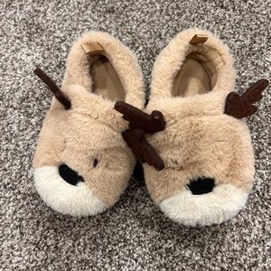 Cute Reindeer Plush Slippers